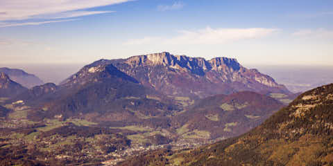 Gemeinde Schönau Landkreis Berchtesgadener_Land Jenner Aussicht Herbst (Dirschl Johann) Deutschland BGL